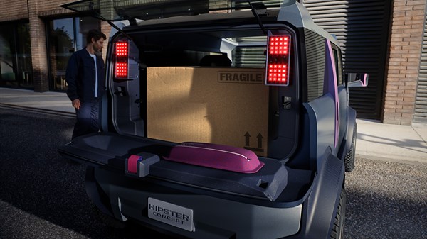 Dacia concept car - coffre généreux