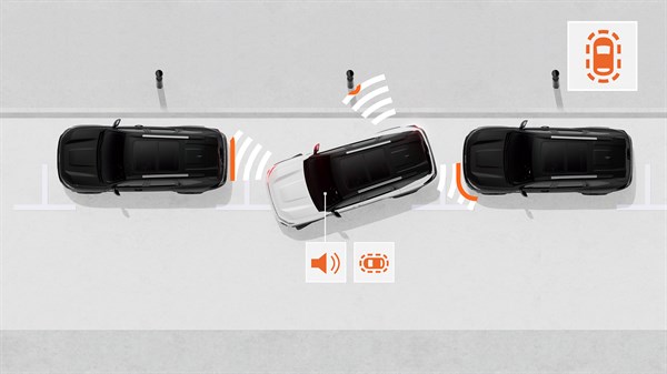 Dacia Bigster - Aide au stationnement par ultrasons arrière et avant